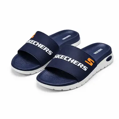 Men's Rubber Fancy SlideSlippers Comfort Slide |SKCHR-BLUE|