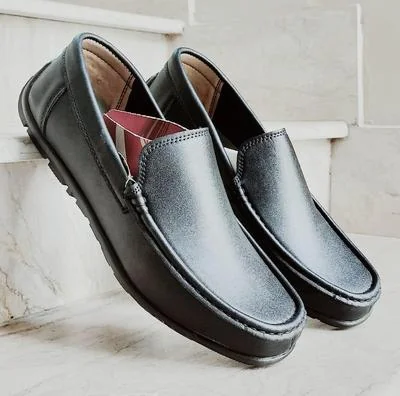 Men's Leather Formal Shoes SJ- Black