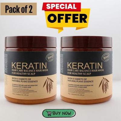 Hair Mask, Pack Of 2