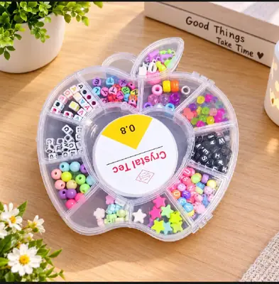 Apple Shaped Bead Kit for Jewelry Making Jewellery Set 1