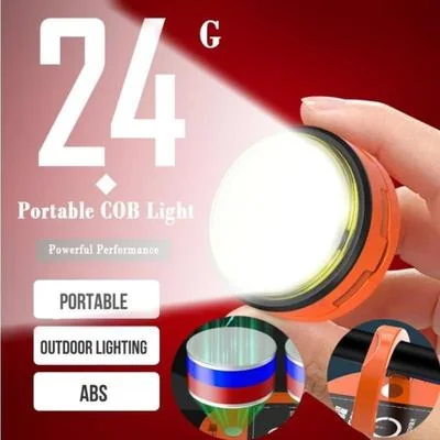 Portable COB Light 24G ABS Outdoor Camping Light