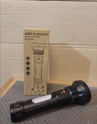 Rechargeable LED Search Light with Type-C Charging Port - 1 Pcs