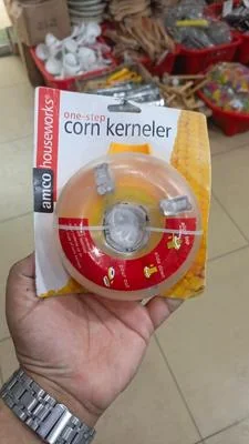 Orange Corn Kerneler Tool One Step Cutter BPA Free thumbnail 4
