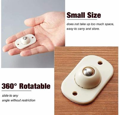 Compact 360° Rotatable Caster Wheels for Furniture Movers