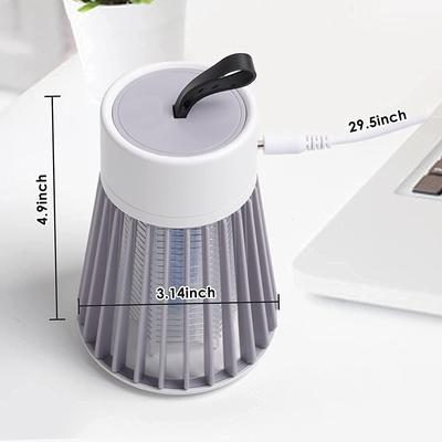USB Electric Mosquito Killer Lamp White Portable thumbnail 3