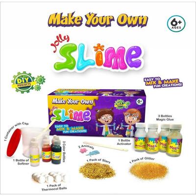 Kids Slime Kit with Glitter & Magic Glue for Ages 6+