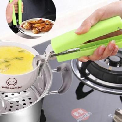 Stainless Steel Gripper Clip Green Kitchen Safety thumbnail 3