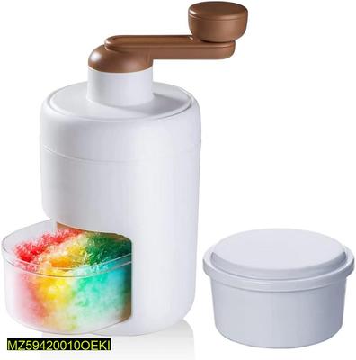 Manual Mini Ice Crusher, White