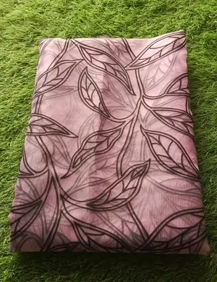 1 Pc Women's Unstitched 3-D Block Printed Shirt thumbnail 2