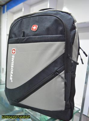 SwissGear Laptop Bag Grey Black Oxford Fabric thumbnail 4