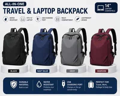 Multipurpose Laptop Bag thumbnail 4