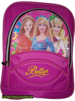 Pink Cartoon Backpack for Kids School Play Travel thumbnail 3