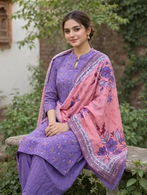 Stylish Lawn 3 Pcs Women's Unstitched Digital Print Suit