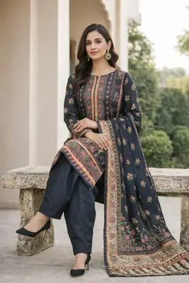 Stylish Lawn 3 Pcs Women's Unstitched Digital Print Suit