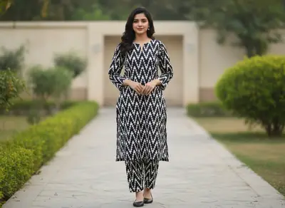 2 Pcs Women's Unstitched Printed Suit thumbnail 3