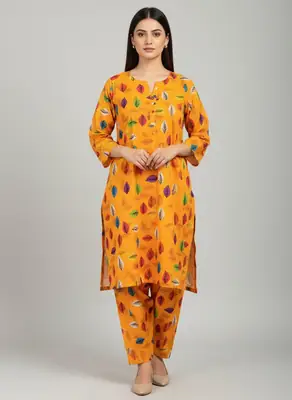 2 Pcs Women's Unstitched Printed Suit thumbnail 4