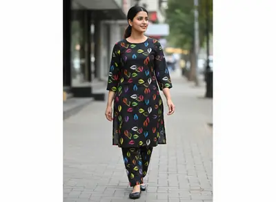 2 Pcs Women's Unstitched Printed Suit