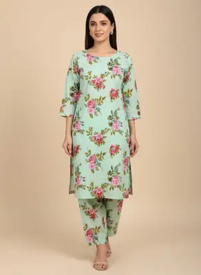 2 Pcs Women's Unstitched Printed Suit thumbnail 3