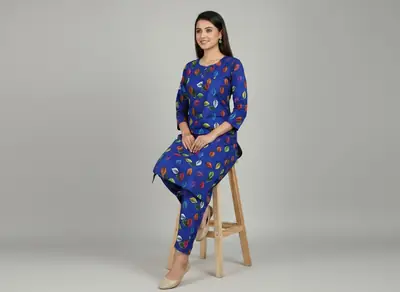 2 Pcs Women's Unstitched Printed Suit thumbnail 3