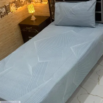 4 Pcs Cotton Printed Single Bedsheet thumbnail 1