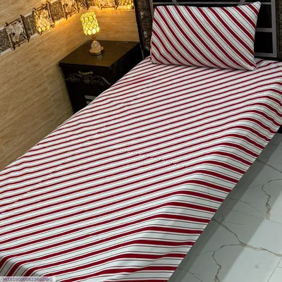 4 Pcs Cotton Printed Single Bedsheet