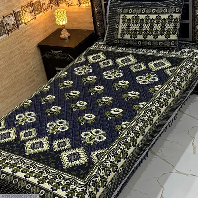 2 Pcs Multani Gultex Printed Single Bedsheet