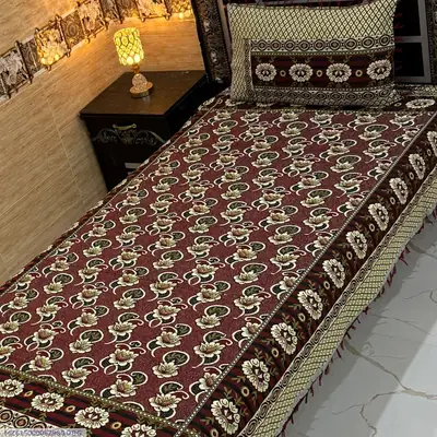 2 Pcs Multani Gultex Printed Single Bedsheet