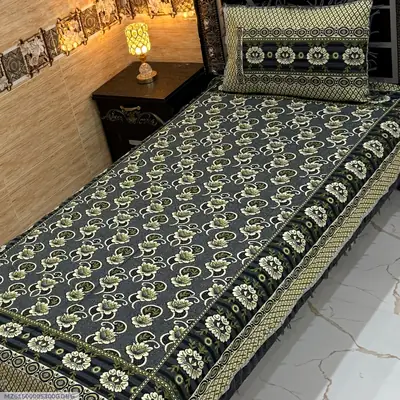 2 Pcs Multani Gultex Printed Single Bedsheet