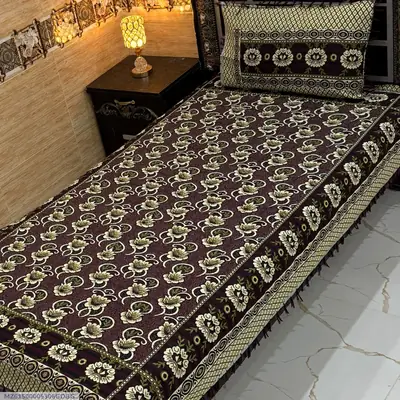 2 Pcs Multani Gultex Printed Single Bedsheet