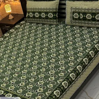 3 Pcs Multani Gultex Printed Double Bedsheet