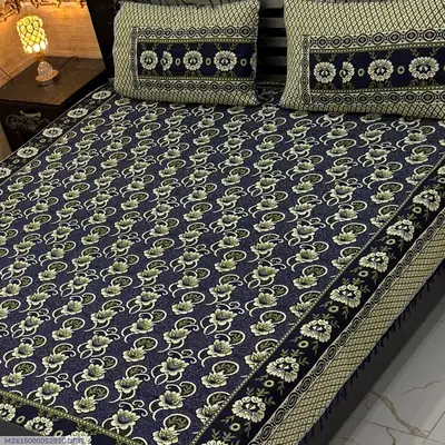 3 Pcs Multani Gultex Printed Double Bedsheet