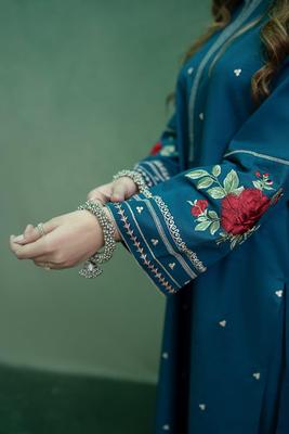 3 Pcs Women's Unstitched Embroidered Suit thumbnail 2