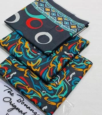 3 Pcs Women's Unstitched Digital Print Suit thumbnail 2