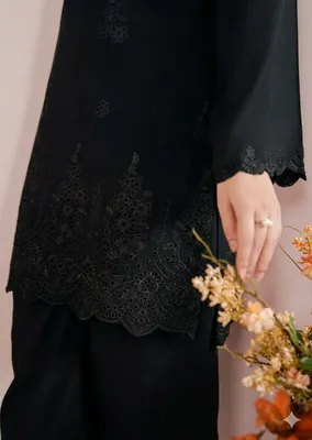 3 Pcs Women's Unstitched Chikankari Embroidered Suit thumbnail 3