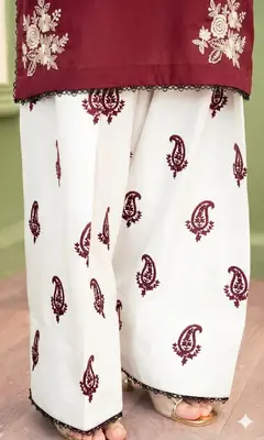 3 Pcs Women's Unstitched Embroidered Suit thumbnail 5
