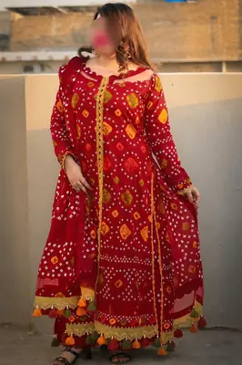 3 Pcs Women's Unstitched Digital Print Suit