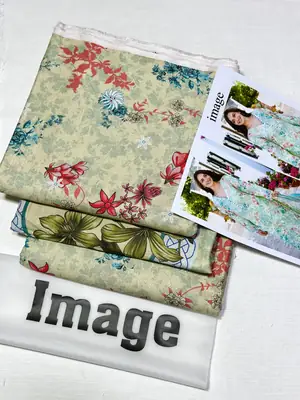 3 Pcs Women's Unstitched Digital Print Suit thumbnail 2