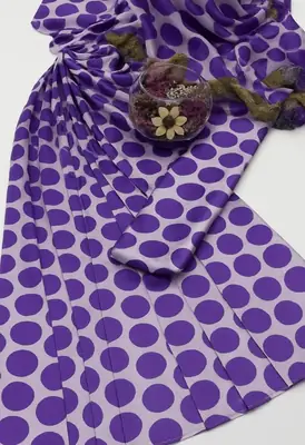 3 Pcs Women's Unstitched Printed Suit thumbnail 2