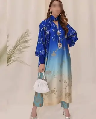 3 Pcs Women's Unstitched Printed Suit