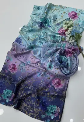 3 Pcs Women's Unstitched Printed Suit thumbnail 2