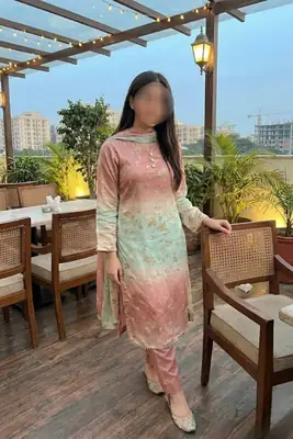 3 Pcs Women's Unstitched Printed Suit