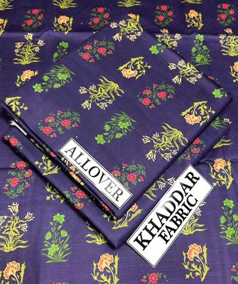 2 Pcs Women's Unstitched Khaddar Digital Print Suit