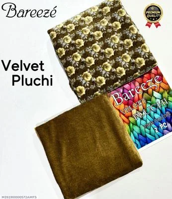 2 Pcs Women's Unstitched Printed Suit thumbnail 3
