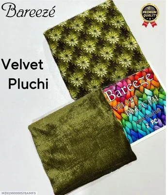 2 Pcs Women's Unstitched Printed Suit thumbnail 3