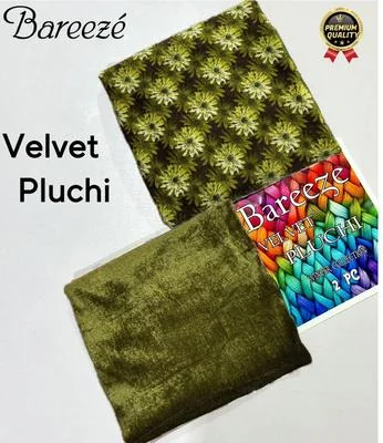 2 Pcs Women's Unstitched Printed Suit