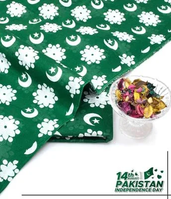 2 Pcs Women's Unstitched Digital Print Suit thumbnail 2