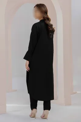 2 Pcs Women's Unstitched Plain Suit thumbnail 3