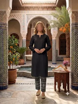 2 Pcs Women's Unstitched Chikankari Embroidered Suit