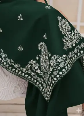 2 Pcs Women's Unstitched Embroidered Suit thumbnail 3