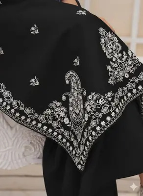 2 Pcs Women's Unstitched Embroidered Suit thumbnail 3
